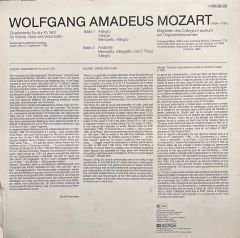 Mozart Divertimento Es-Dur Kv 563 LP Klasik Plak
