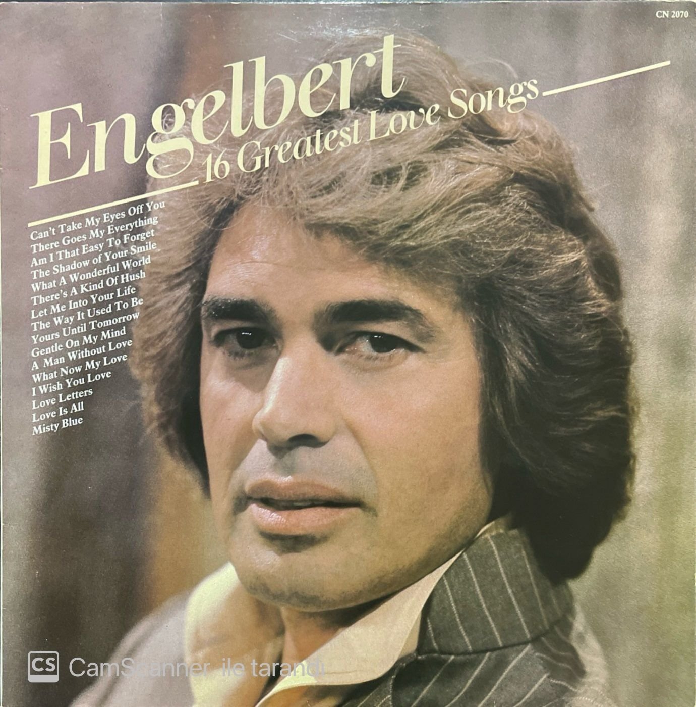 Engelbert Humperdinck 16 Greatest Love Songs LP Plak