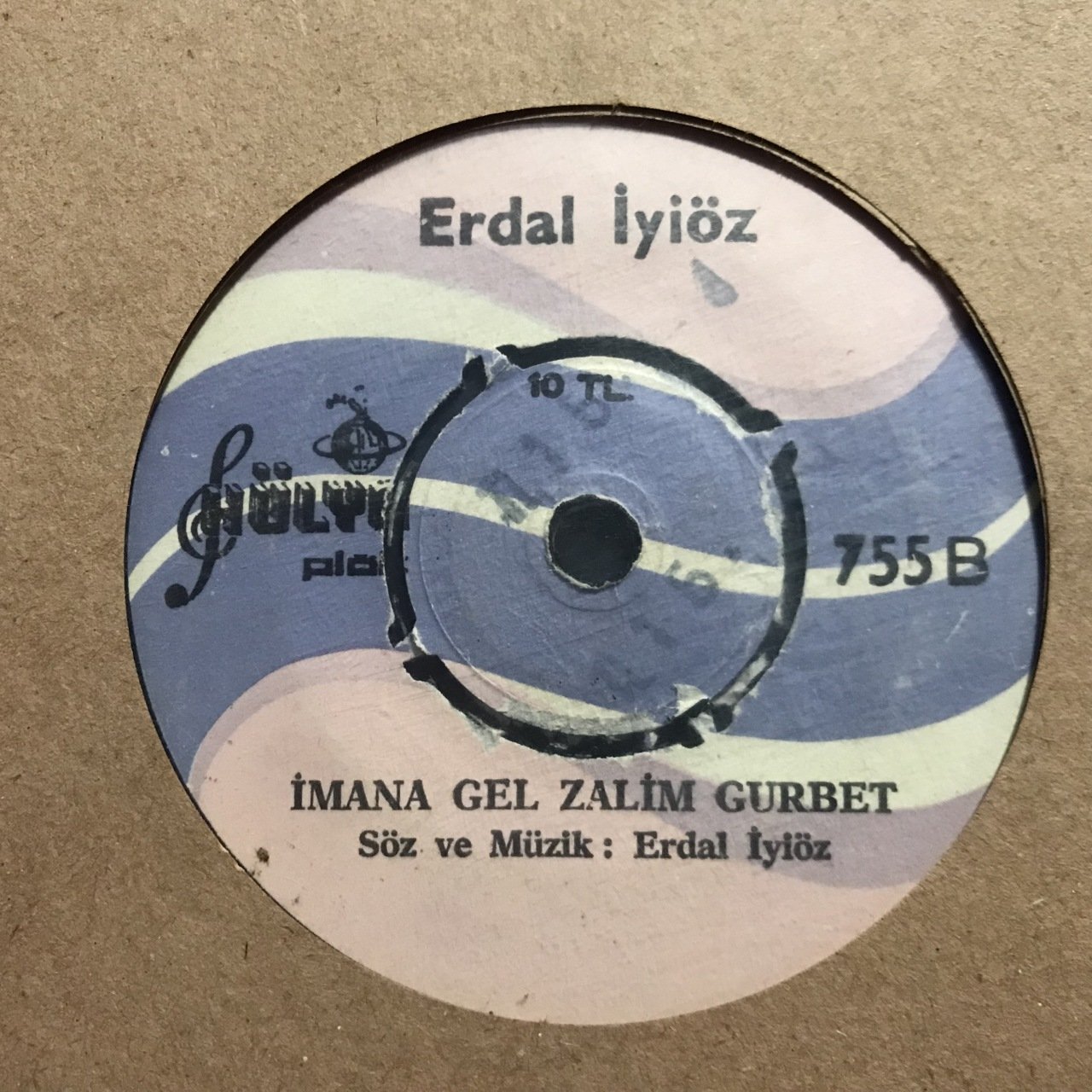 Erdal İyiöz İmana Gel Zalim Gurbet 45lik Plak