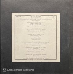 Saint-Saëns Works For Orchestra, Vol. II  Quadraphonic 3 LP Box Set Plak