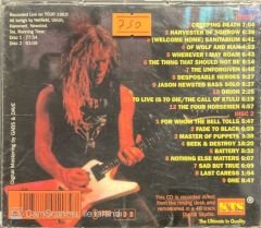 Metallica Tearing Your Insides Out Double CD