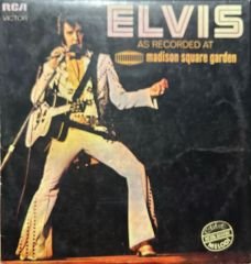 Elvis As Recorded At Madison Square Garden LP Plak