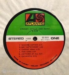 Crosby Still And Nash CSN LP Plak