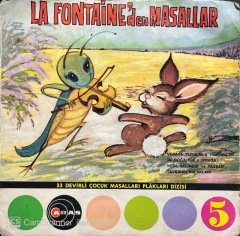 La Fontaineden Masallar 45lik Plak