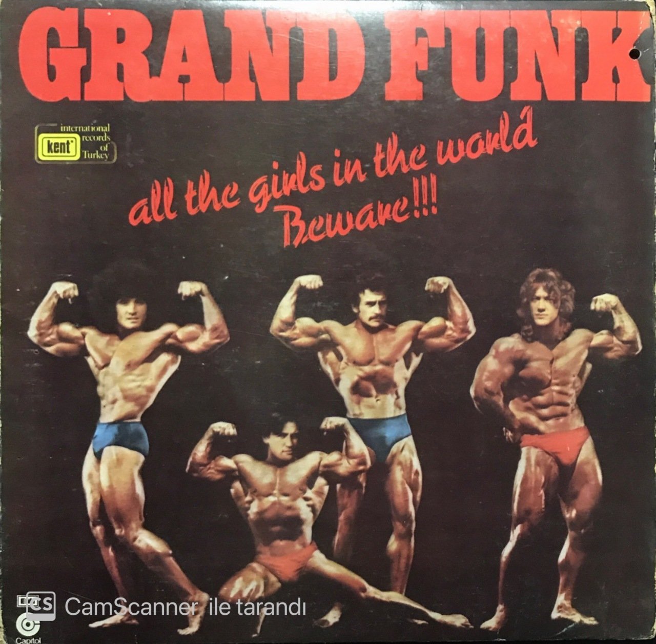 Grand Funk All The Girls In The World LP Plak