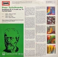 Tschaikowsky Pathetique 6. Sinfonie LP Klasik Plak
