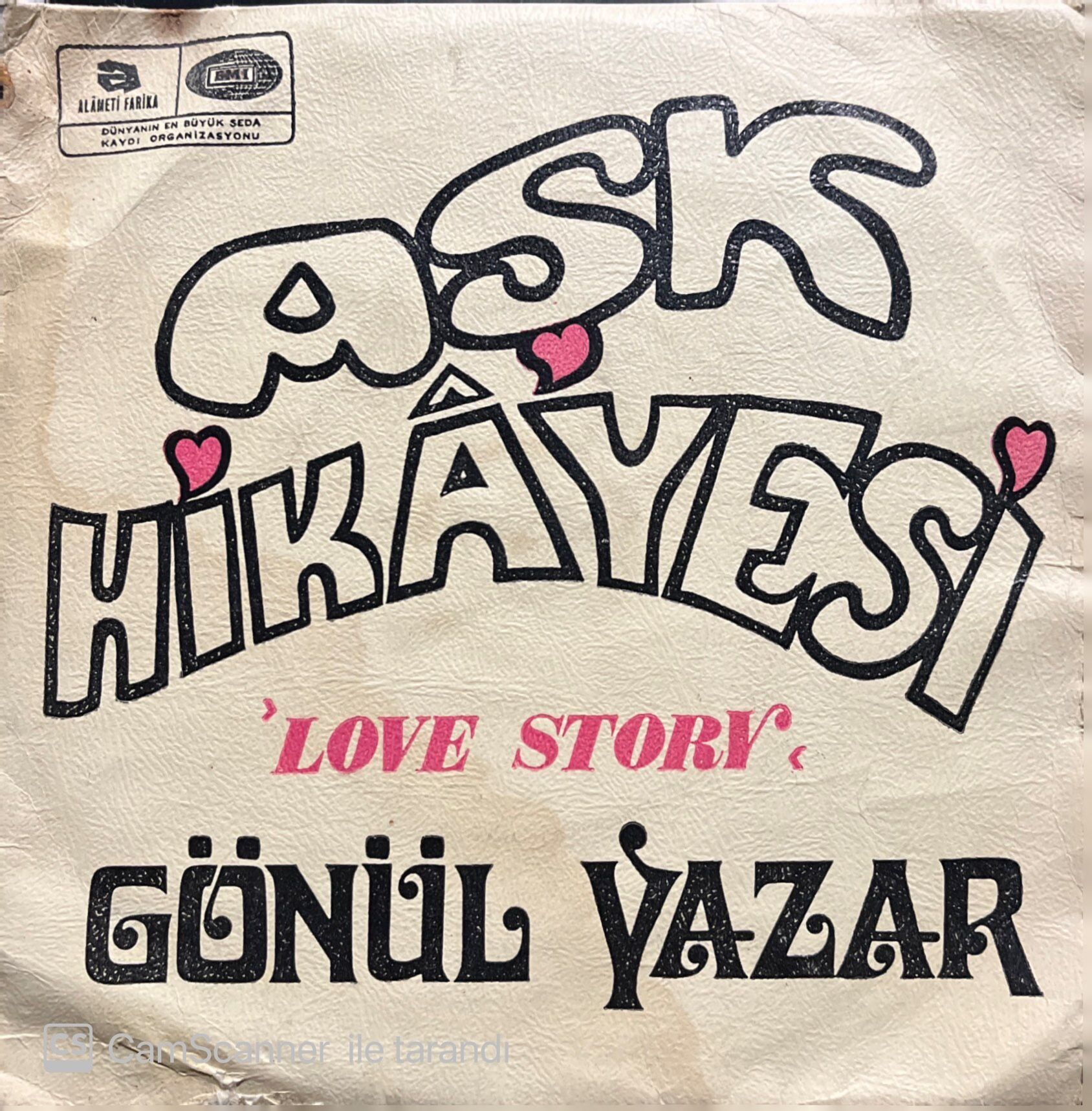 Gönül Yazar Aşk Hikayesi 45lik Plak