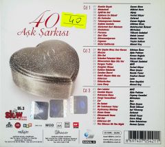 40 Aşk Şarkıları 3 Adet Cd CD