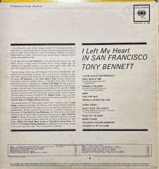 Tonny Bennett I Left My Heart In San Francisco LP Plak