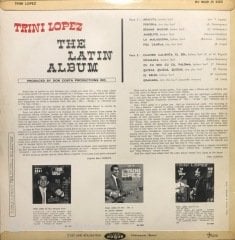 Trini Lopez The Latin Album LP Plak