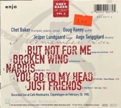 Chet Baker I Remember You CD
