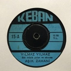 Aşık Zamani Yılmaz Yılmaz 45lik Plak