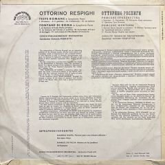 Ottorino Respighi Feste Romane Fontane Di Roma LP Klasik Plak