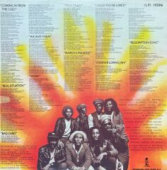 Bob Marley And The Wailers Uprising LP Plak