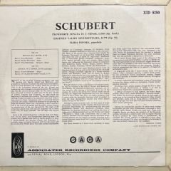 Franz Schubert Maria Donska Plays LP Klasik Plak