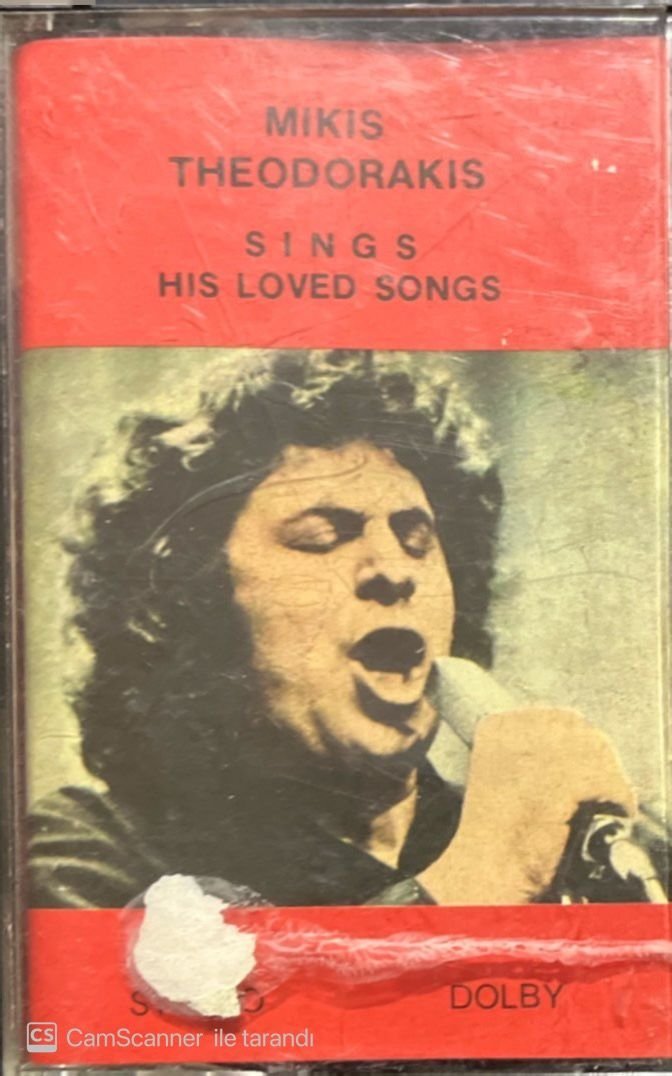 Mikis Theodorakis Sings His Loved Songs Kaset