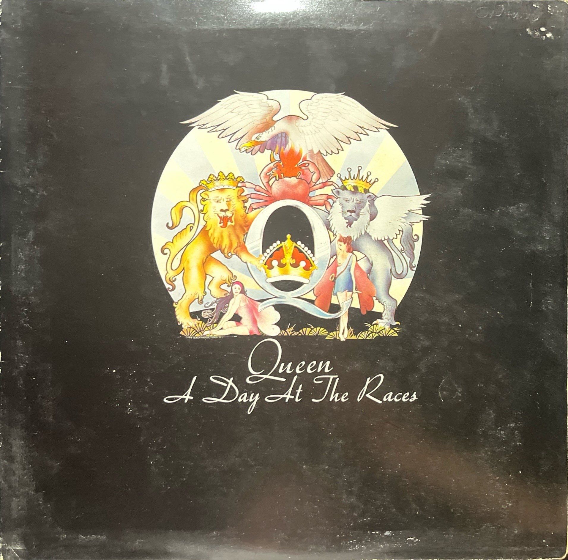 Queen A Day At The Races Dönem Baskı LP Plak