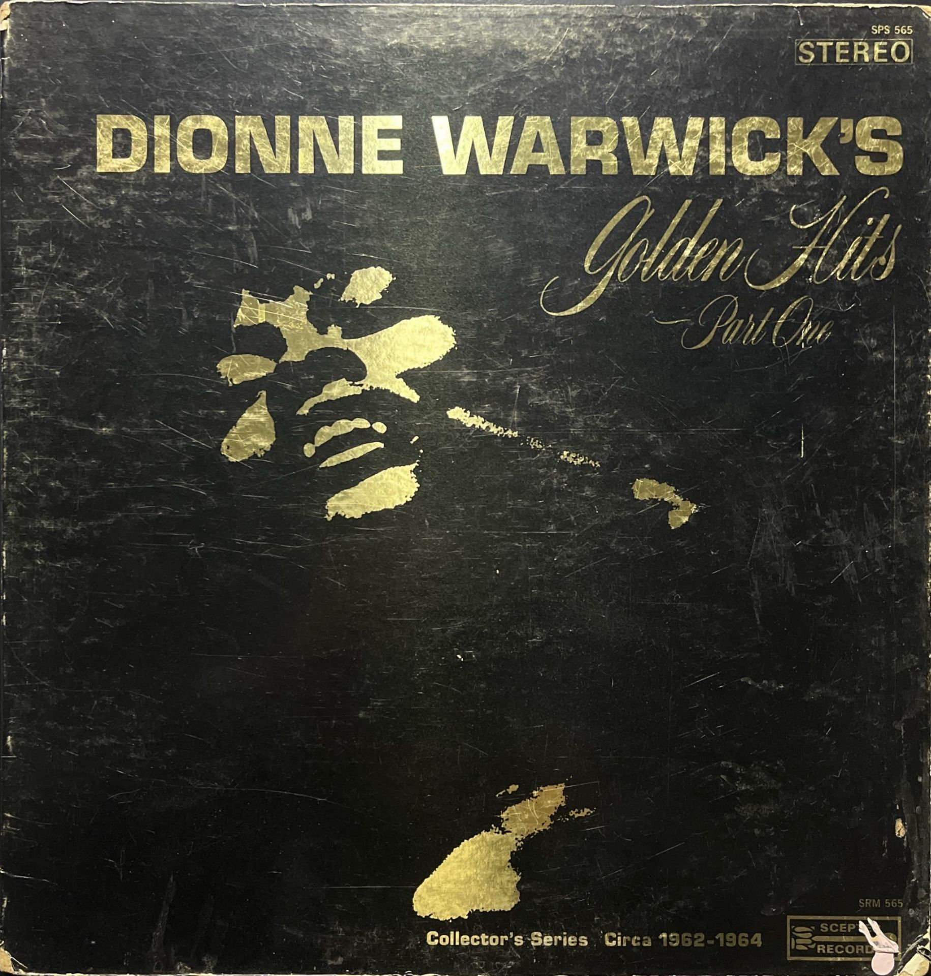Dionne Warwick's Golden Hits Part One LP Plak