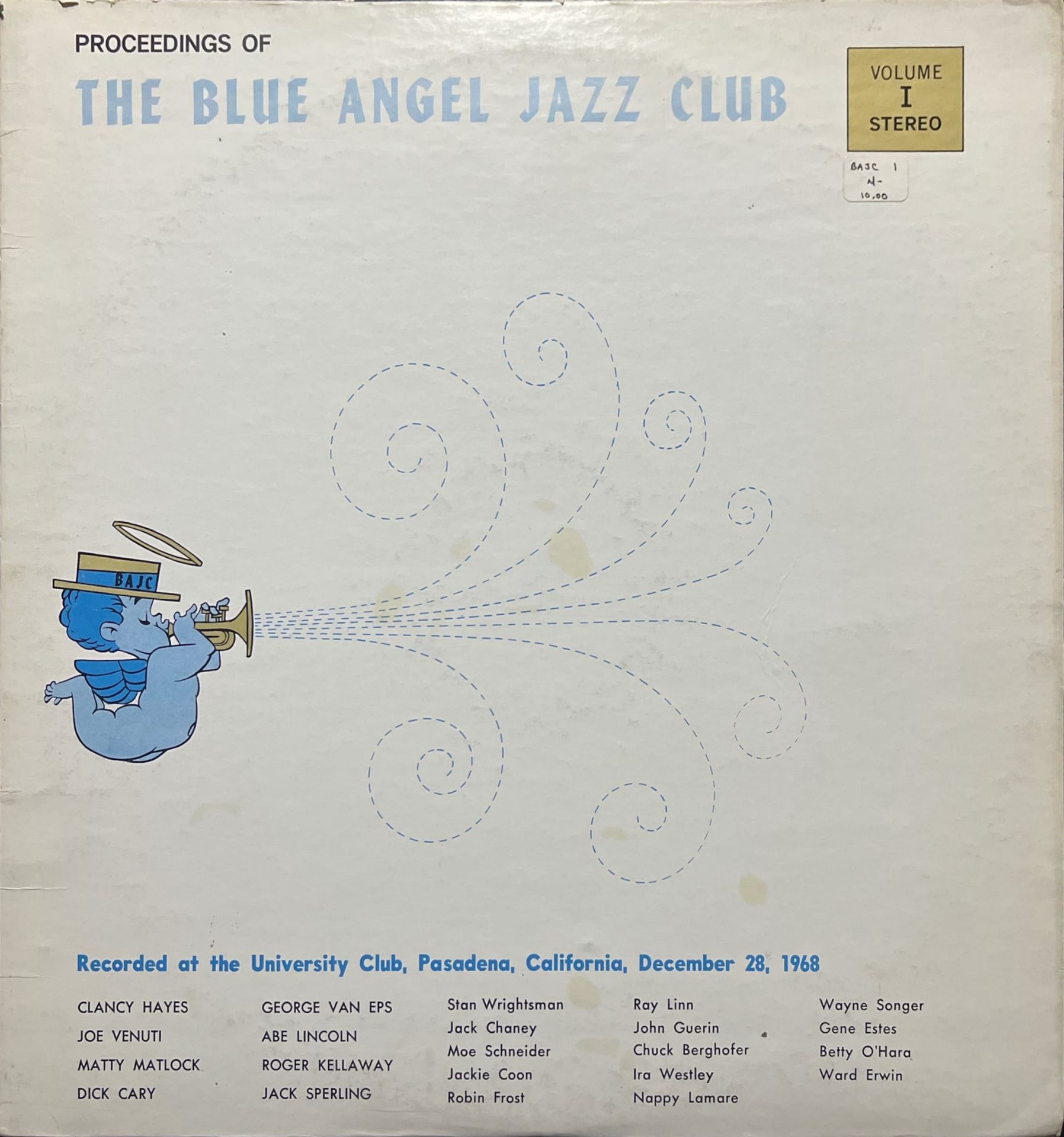 The Blue Angel Jazz Club LP Plak