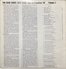 The Blue Angel Jazz Club LP Plak