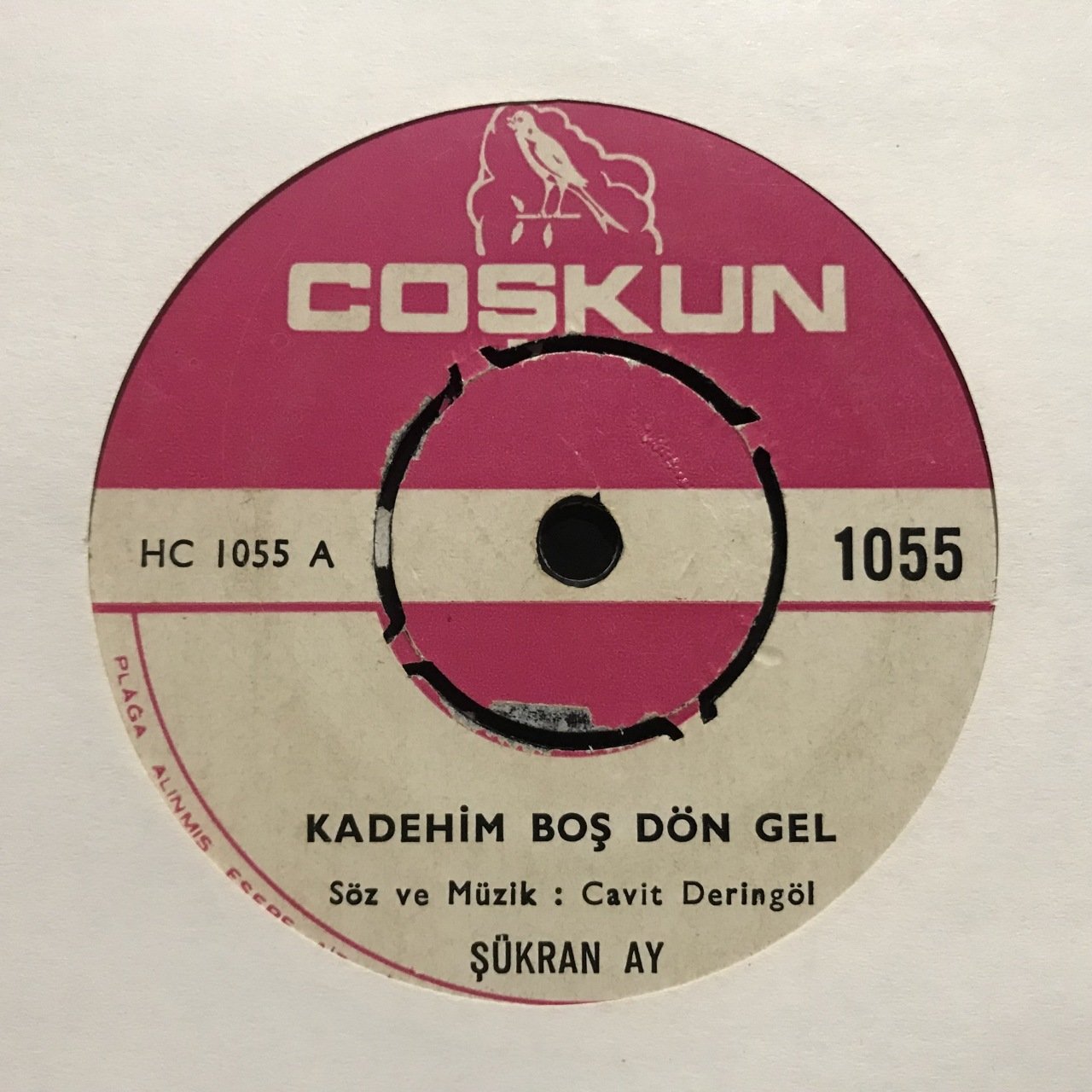 Şükran Ay Kadehim Boş Dön Gel 45lik plak