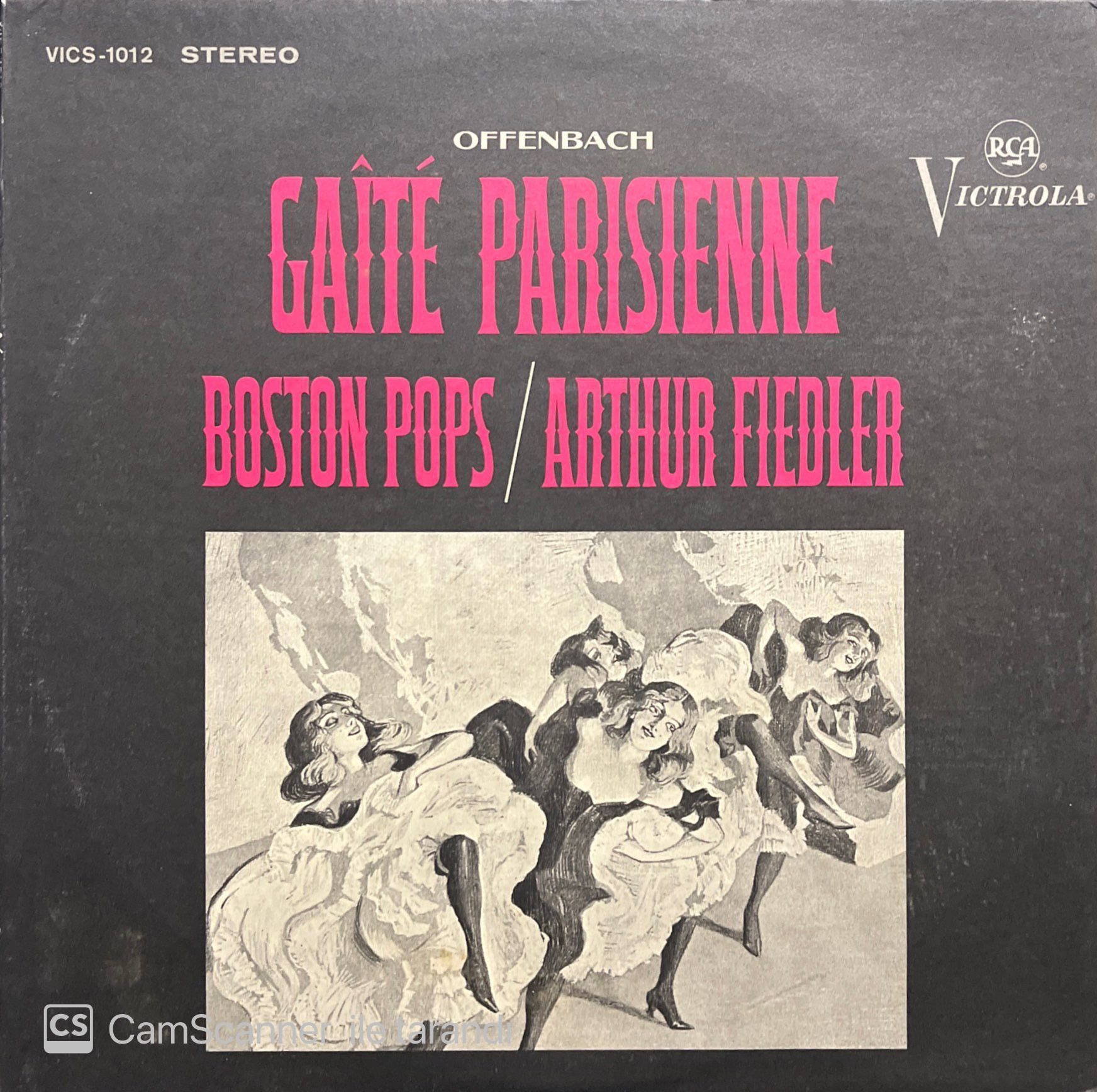 Offenbach Gaite Parisienne Boston Pops / Arthur Fiedler LP Klasik Plak