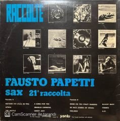 Fausto Papetti Sax 21a Raccolta LP Plak