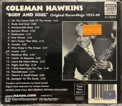 Coleman Hawkins Body And Soul CD