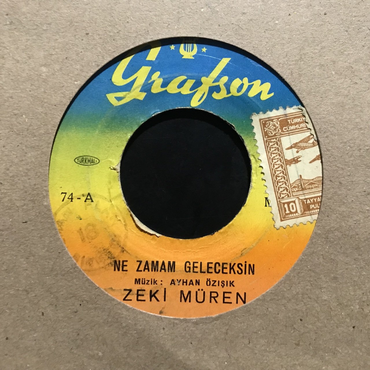 Zeki Müren Ne Zaman Geleceksin 45lik Plak