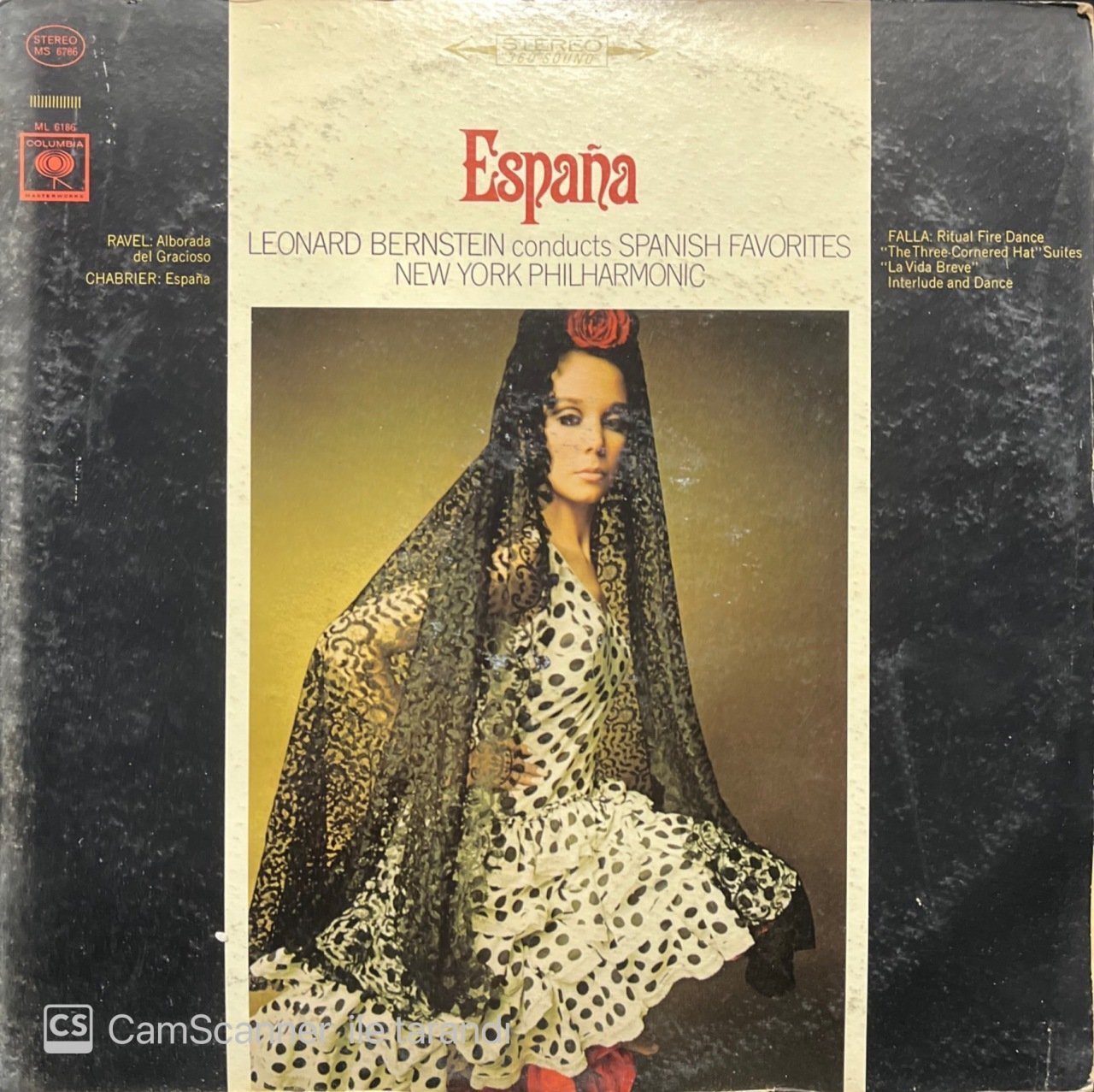 Leonard Bernstern Espana LP Plak