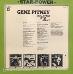 Gene Pitney Only Love Can Break A Heart LP Plak
