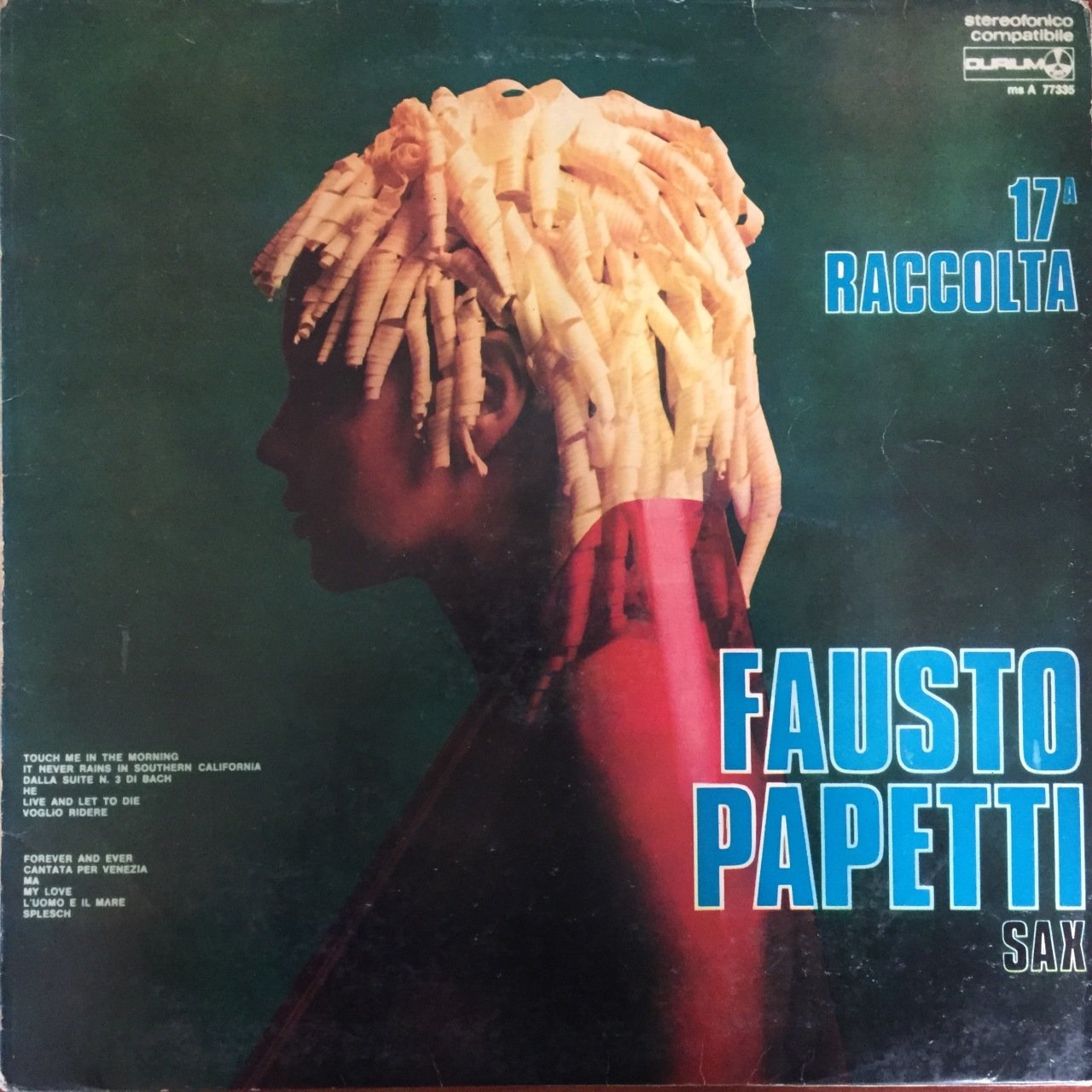 Fausto Papetti Sax 17a Raccolta LP Plak