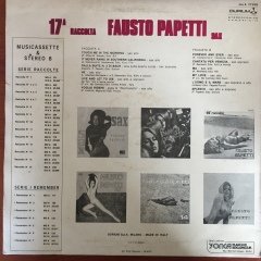Fausto Papetti Sax 17a Raccolta LP Plak