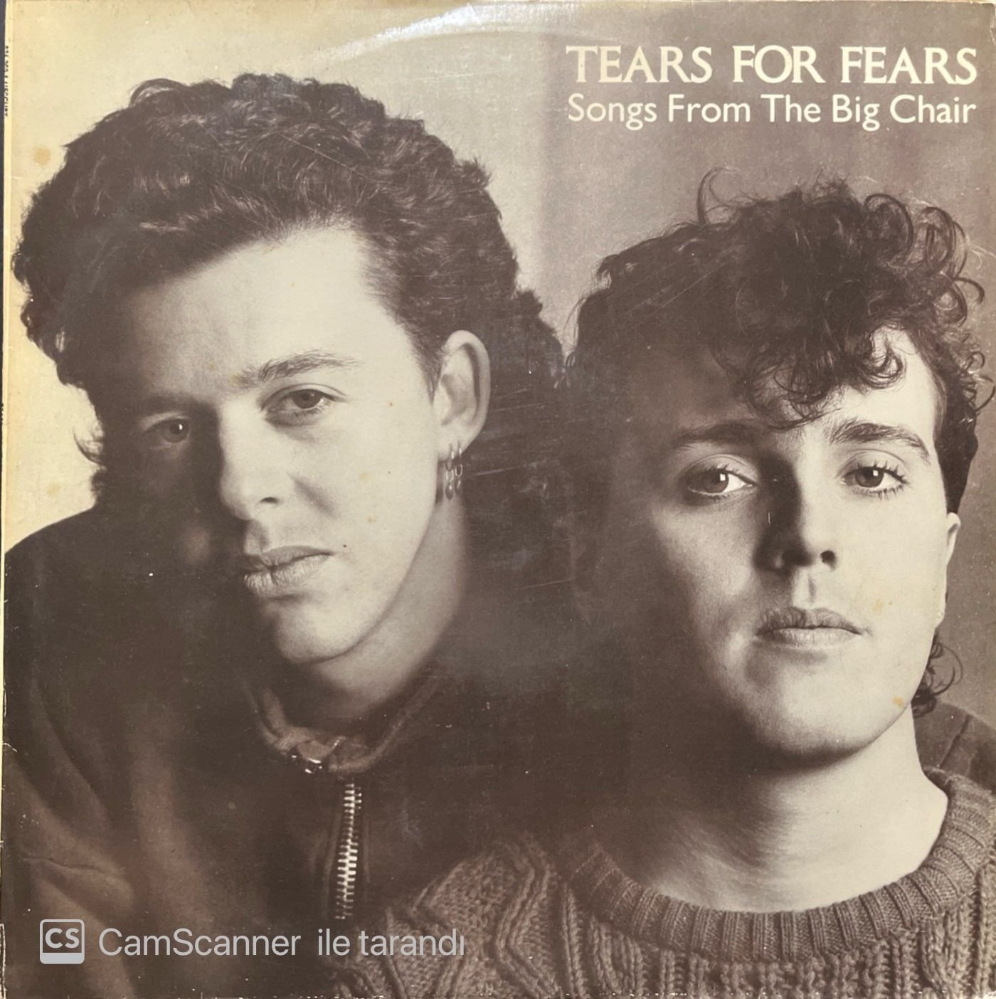 Tears For Fears Songs From The Big Chair LP Plak