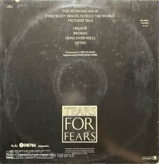 Tears For Fears Songs From The Big Chair LP Plak