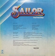 Sailor The Third Step LP Plak