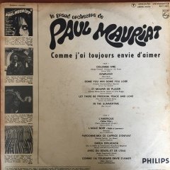 Paul Mauriat Comme J'Ai Toujours LP Plak