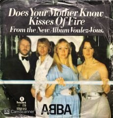 Abba Does Your Mother Know 45lik Plak