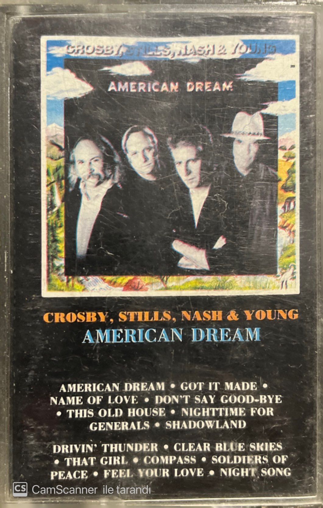 Crosby, Stills, Nash & Young American Dream Kaset