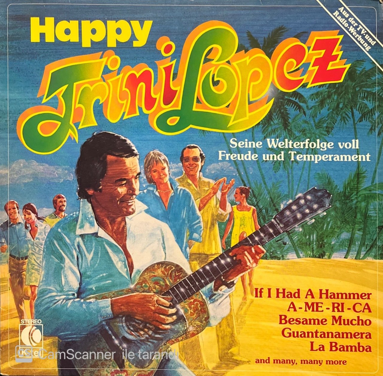 Happy Trini Lopez LP Plak