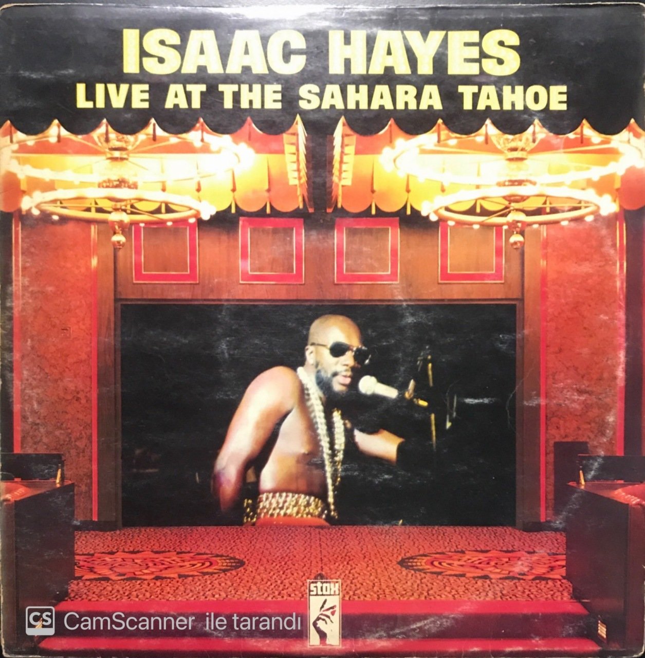 Isaac Hayes Live At The Sahara Tahoe Çift LP Plak