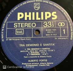 Alberto Fortis Tra Demonio E Sanita LP Plak