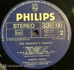 Alberto Fortis Tra Demonio E Sanita LP Plak
