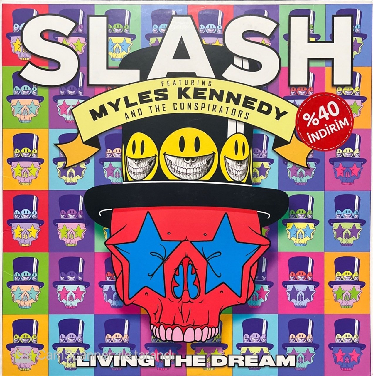 Slash Living The Dream Kırmızı Renkli LP Plak
