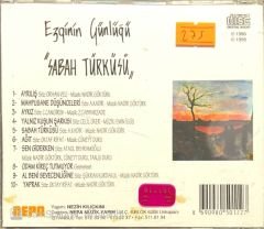 Ezginin Günlüğü Sabah Türküsü Kırmızı Bandrollü CD