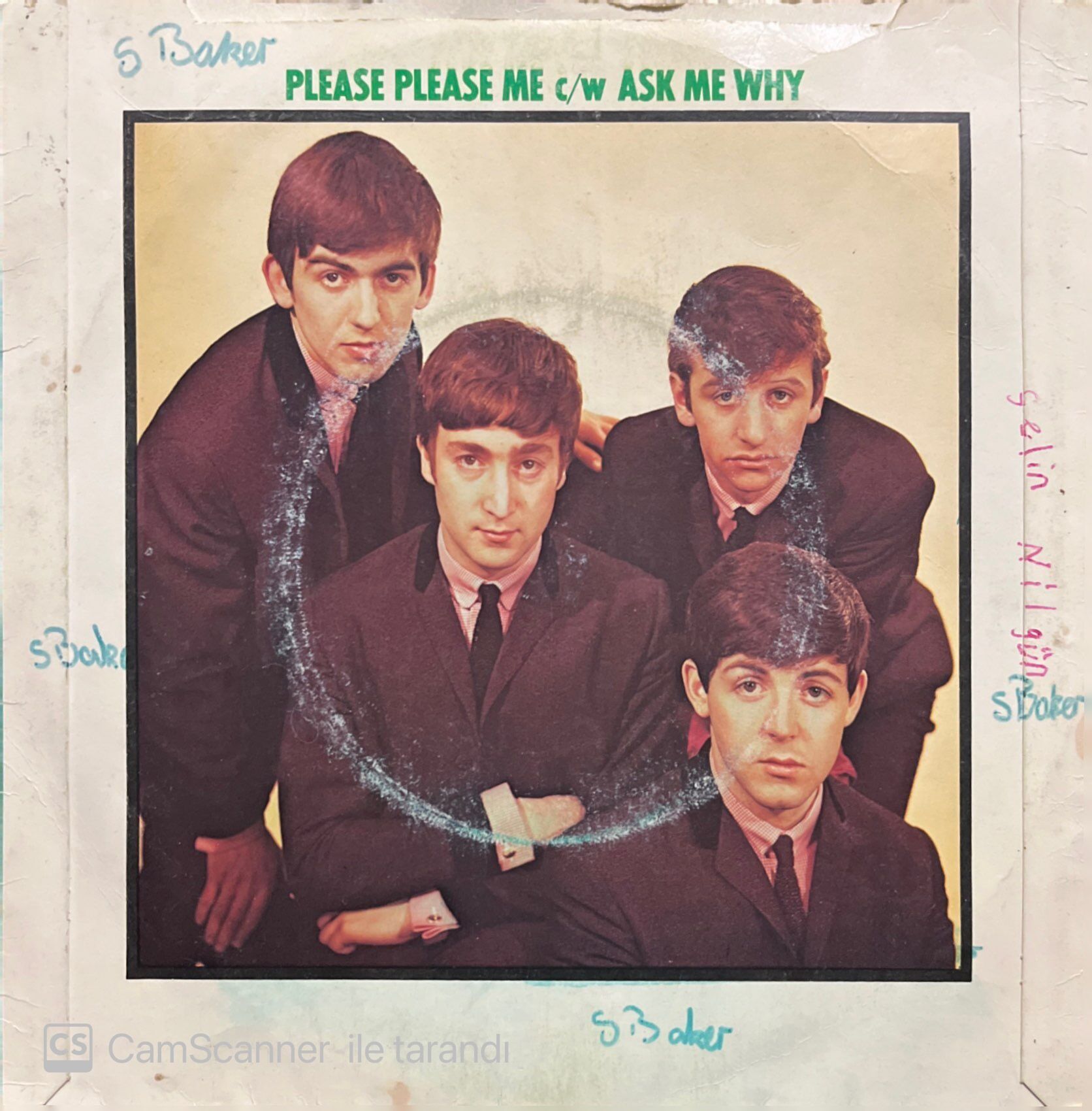 The Beatles Please Please Me 45lik Plak