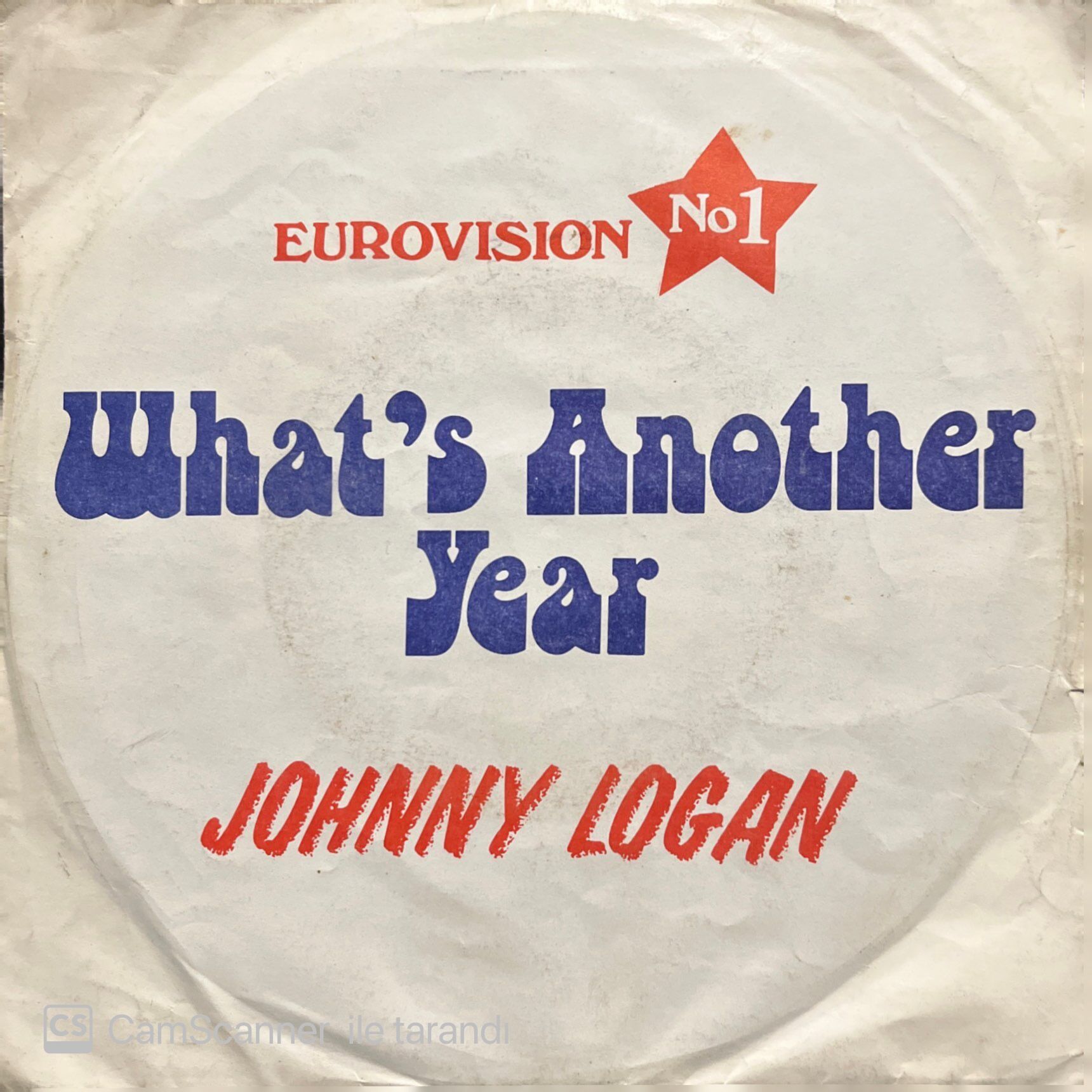 Johnny Logan Eurovision No1 What's Another Year 45lik Plak