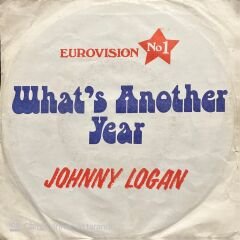 Johnny Logan Eurovision No1 What's Another Year 45lik Plak