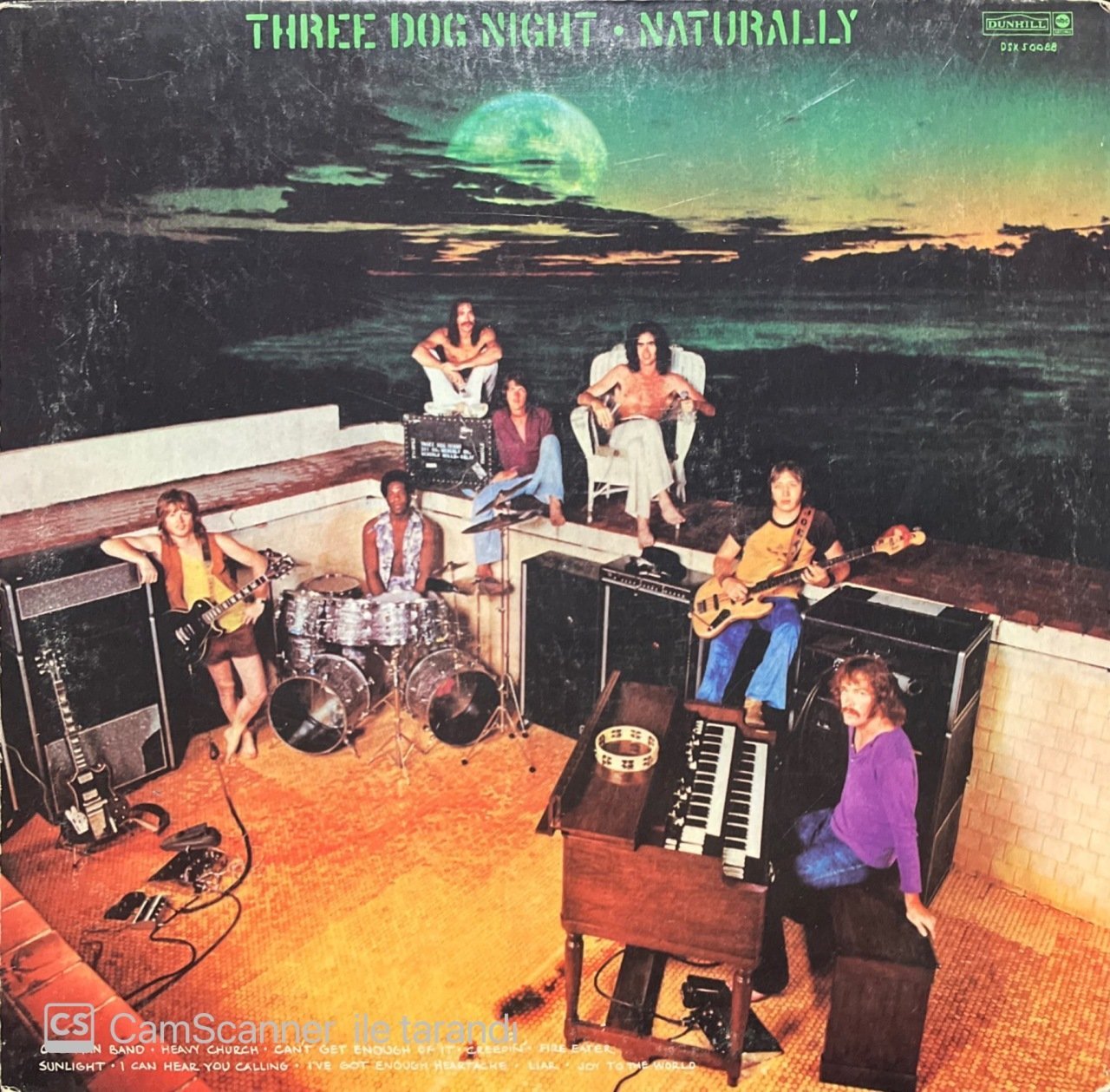 Three Dog Night Naturally LP Plak