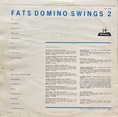 Fats Domino Swings 2 - 16 Tunes LP Plak